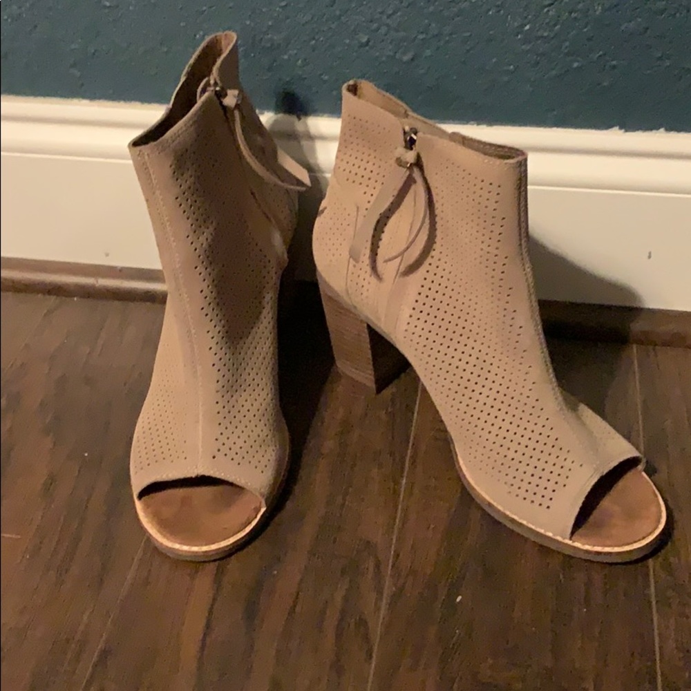 TOMS marjorca peep toe taupe